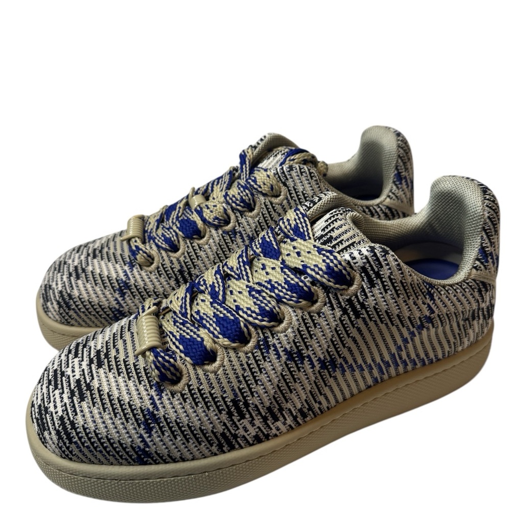 Burberry Box Knit Men’s Trainers Size 9.5 US